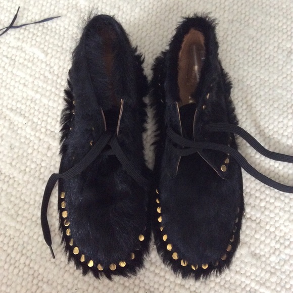 Prada Embellished real Fur Desert Boot Sold Out - Picture 5 of 14